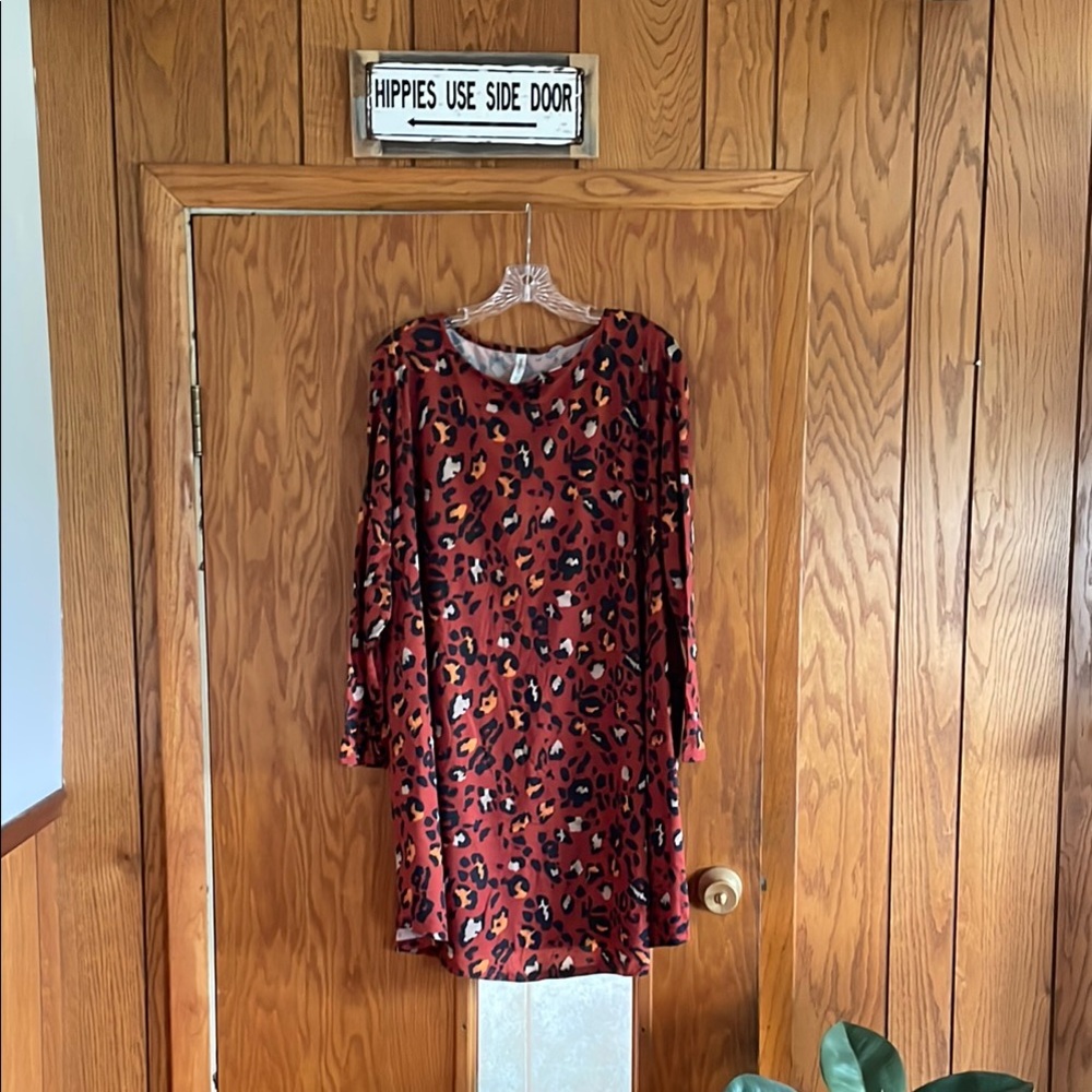 Leopard Print Dress/Tunic
